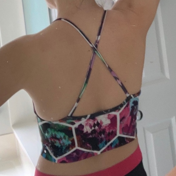 Betsy Johnson Colorful Athletic Crop Top - Picture 5 of 5